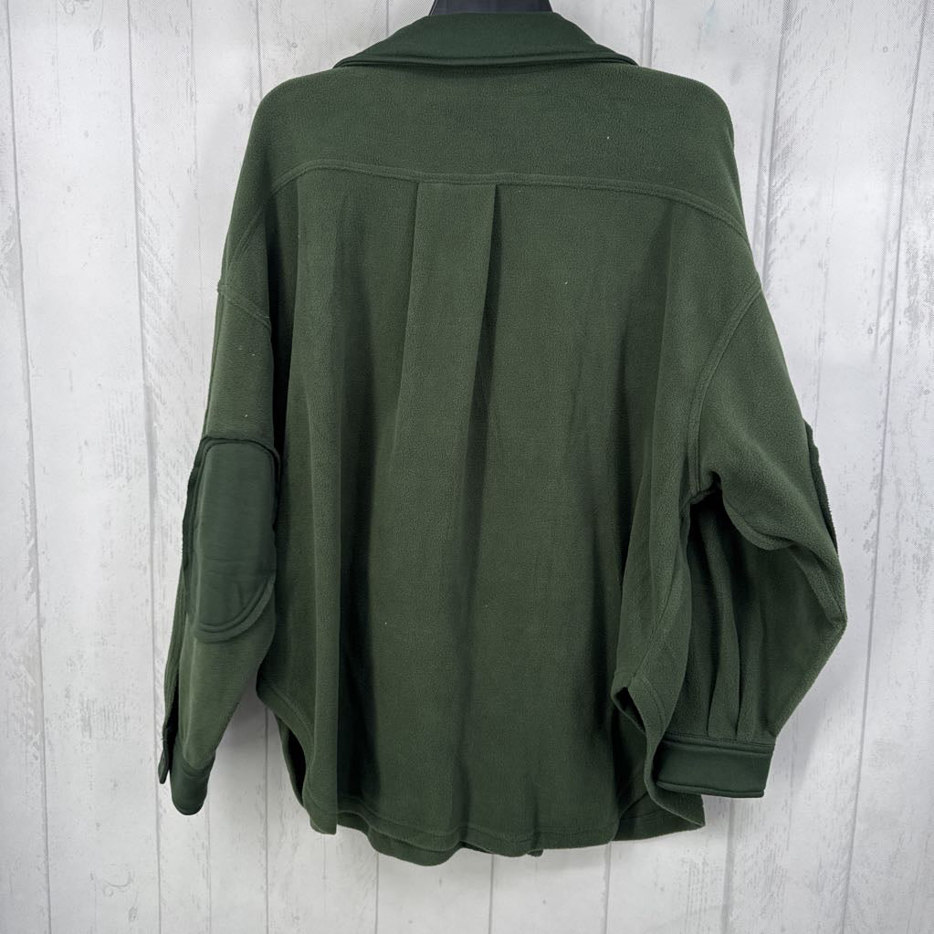 XL fleece shacket
