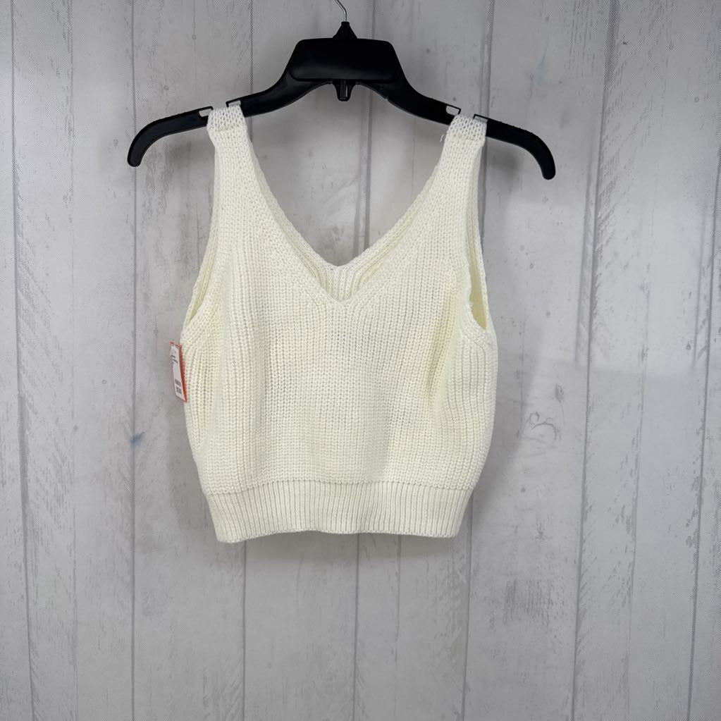 L crochet floral vest