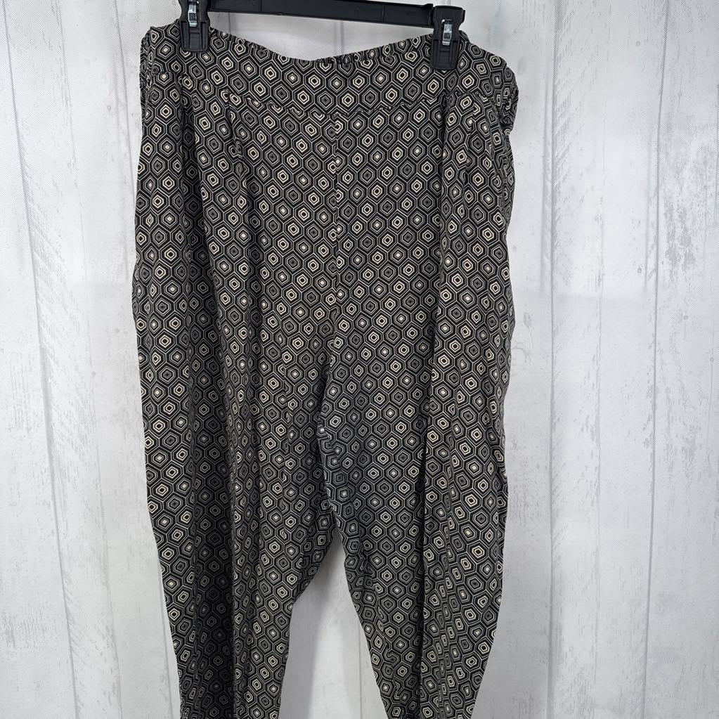 XXL printed pull-on pant