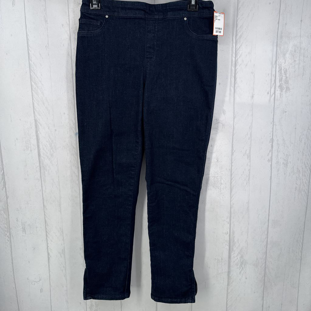 S dark wash jegging