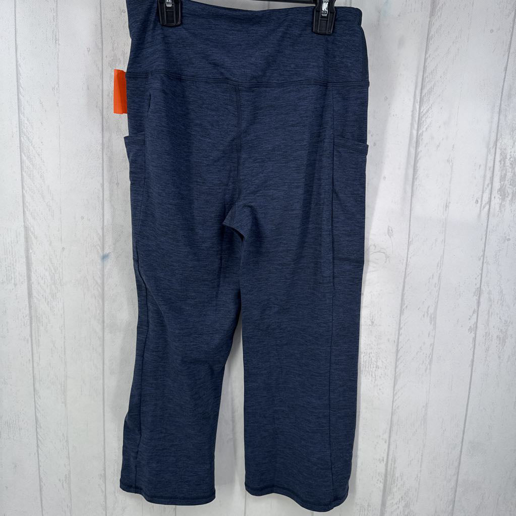 S marled crop leggings