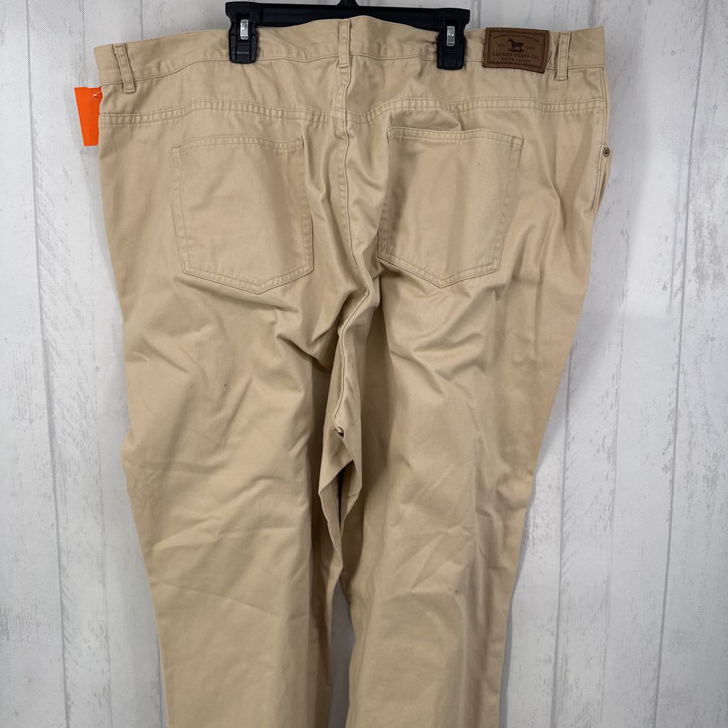 22W classic khaki pant