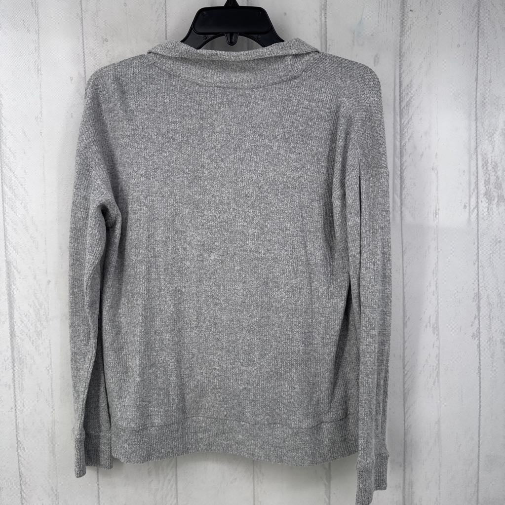 M l/s quarter zip top