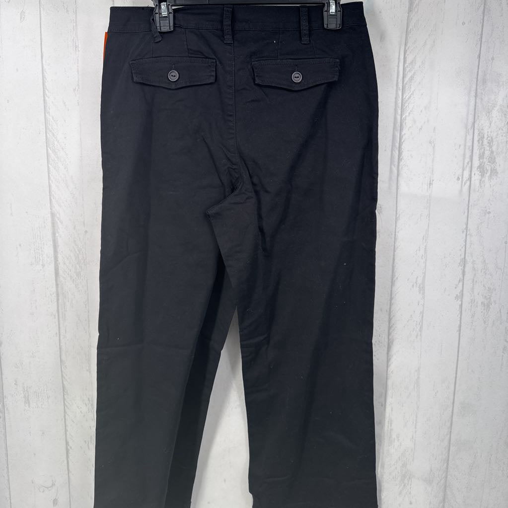 12 wide leg twill pant