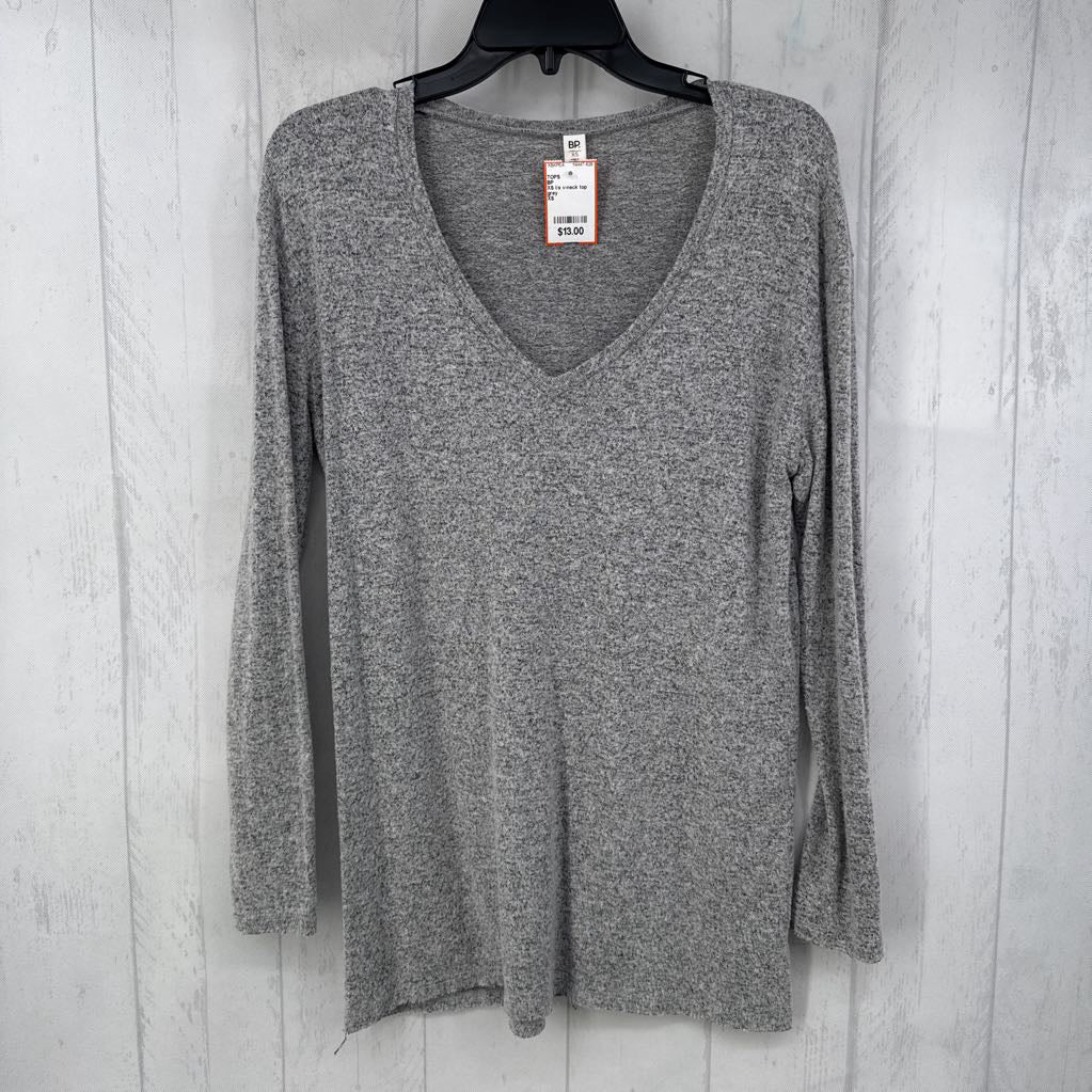 XS l/s v-neck top