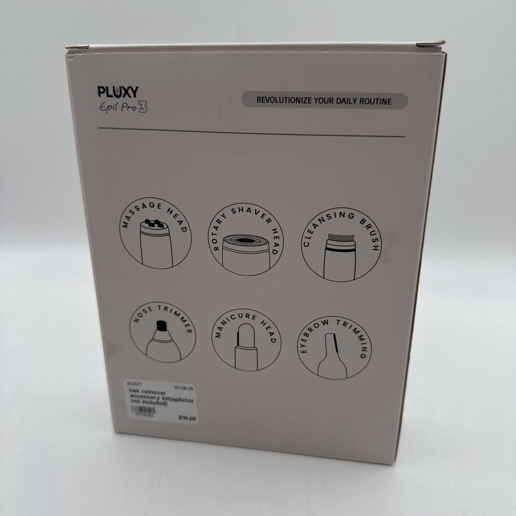 hair remover accessory kit(epilator not included)