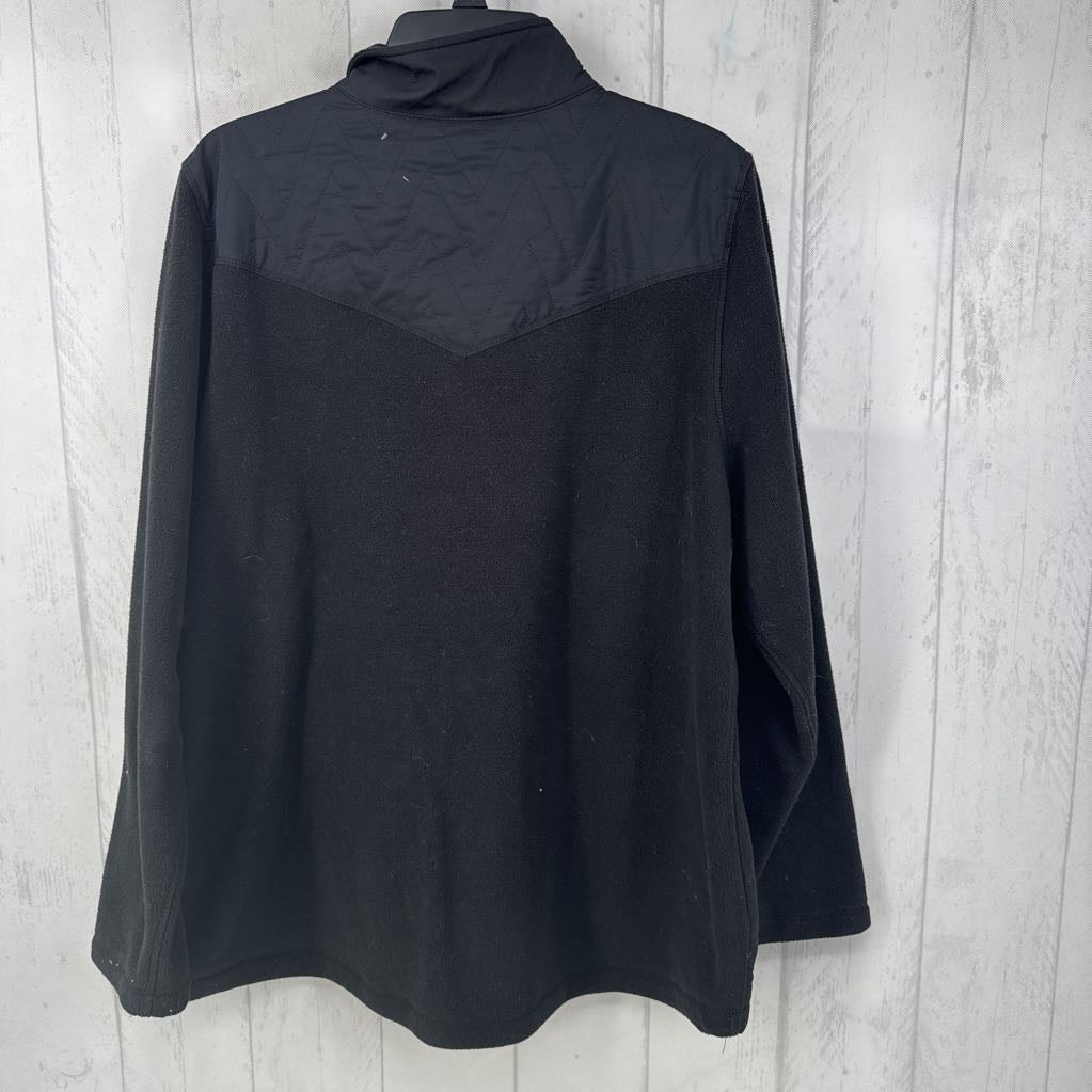 XXL quilted fleece zip-up jacket