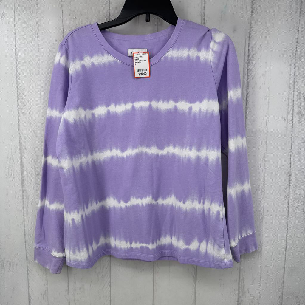 S tie-dye l/s top