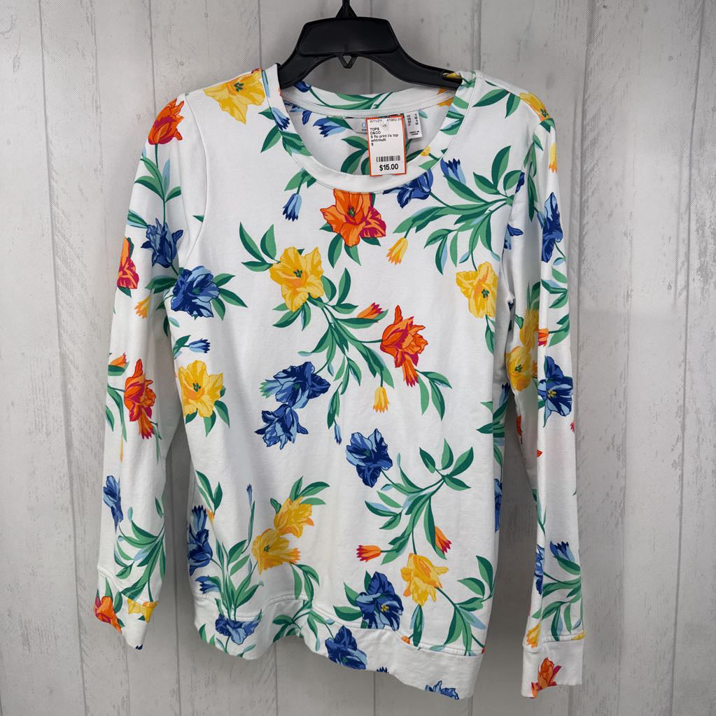 S flo print l/s top