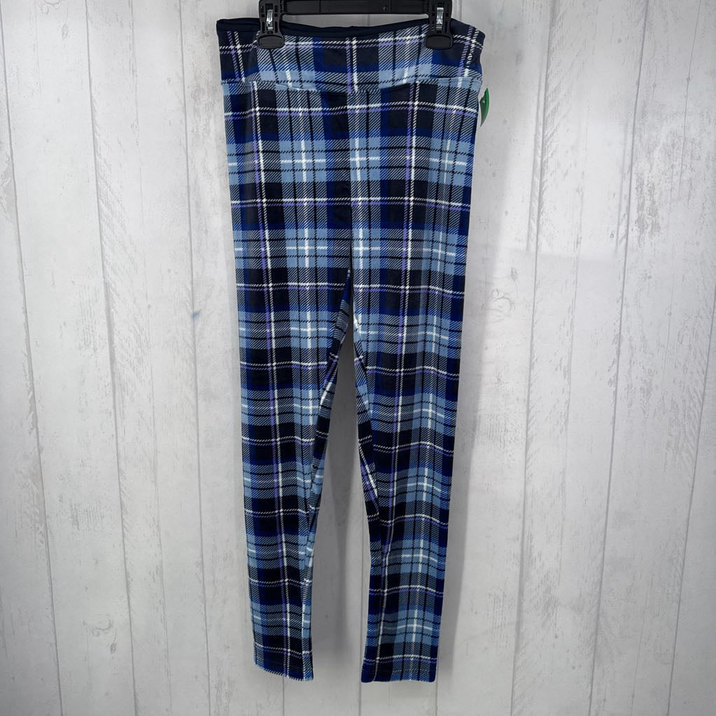 S plaid plush leggings