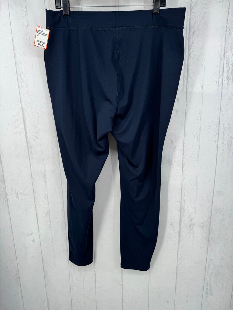 XL wide leg pull-on pant