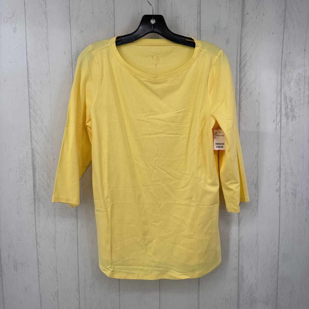 XS 3/4 slv scoop neck top