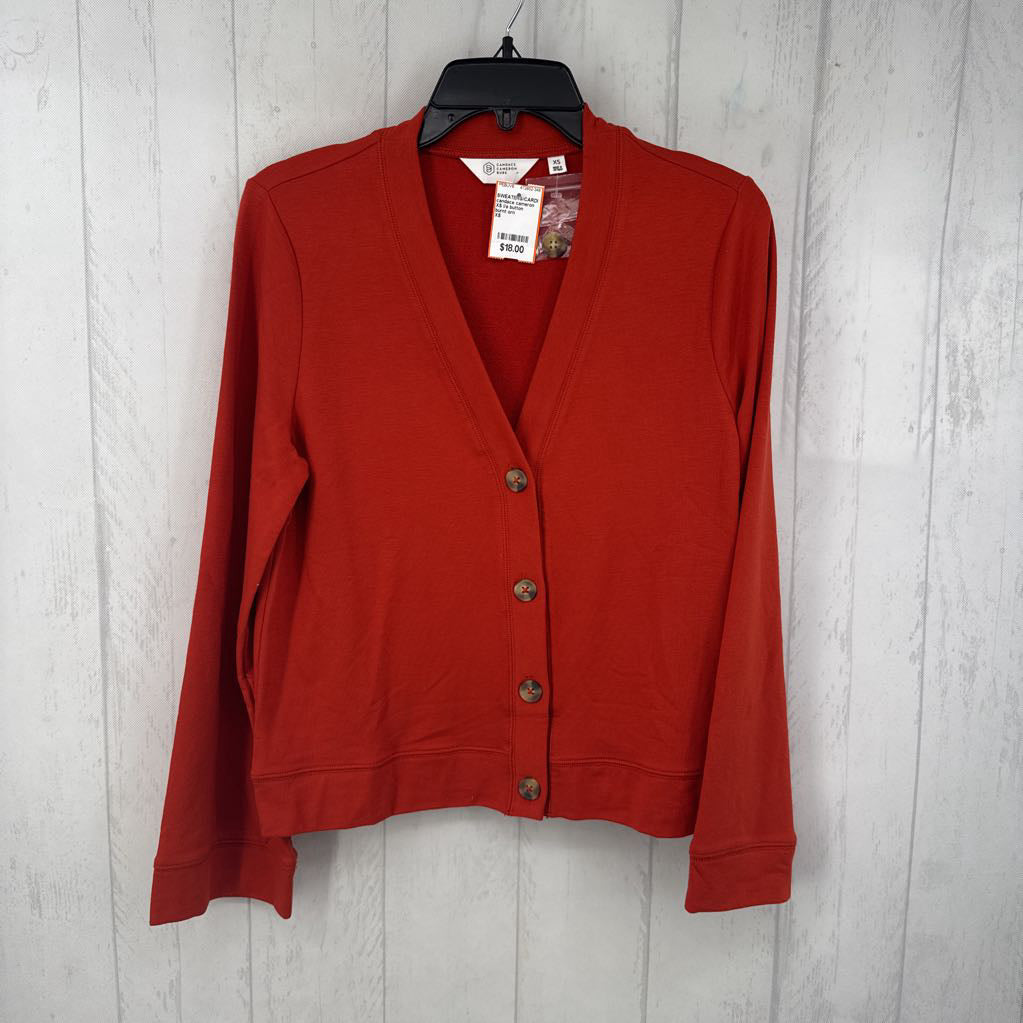 XS l/s button cardigan