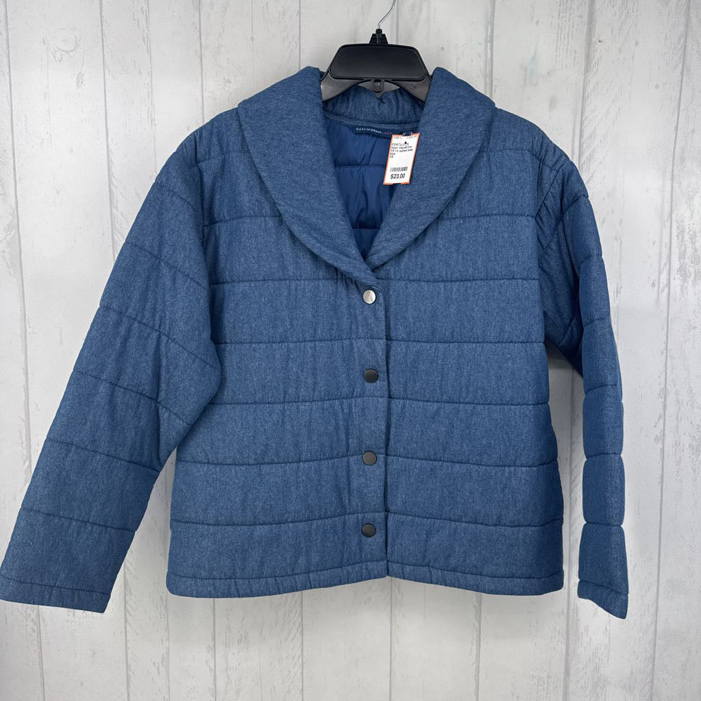 XS l/s quilted snap coat