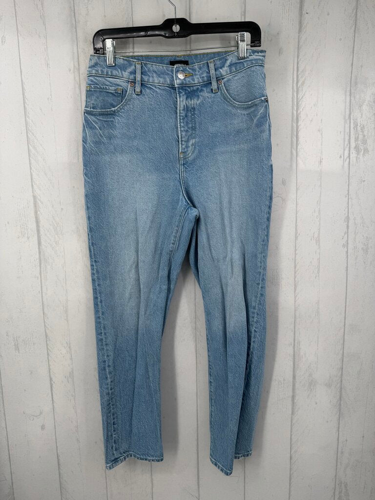 6 straight ankle jeans