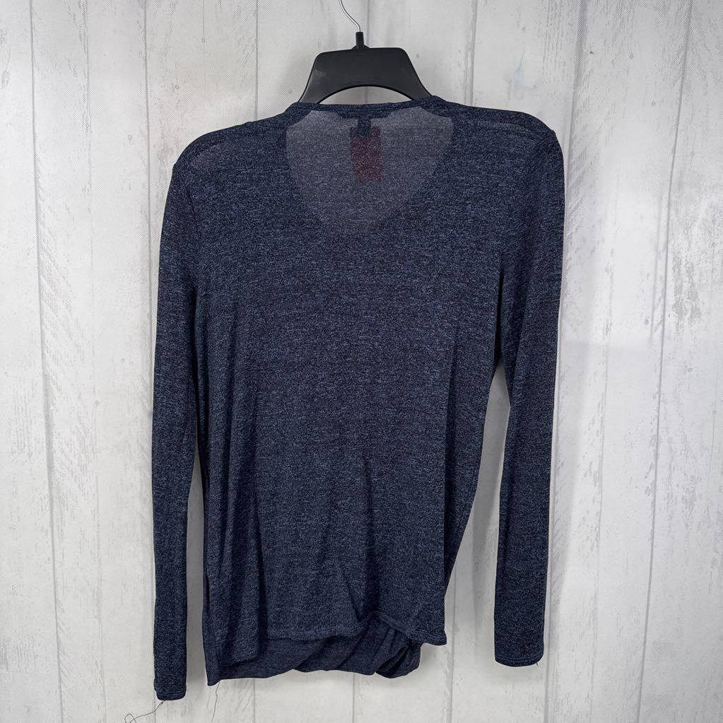 XS marled crossover l/s top