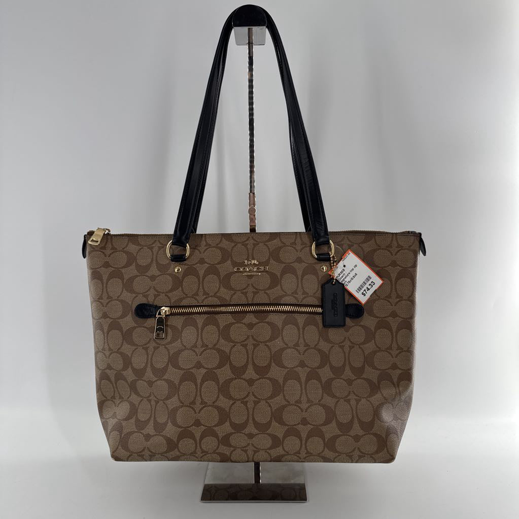 signature top zip tote