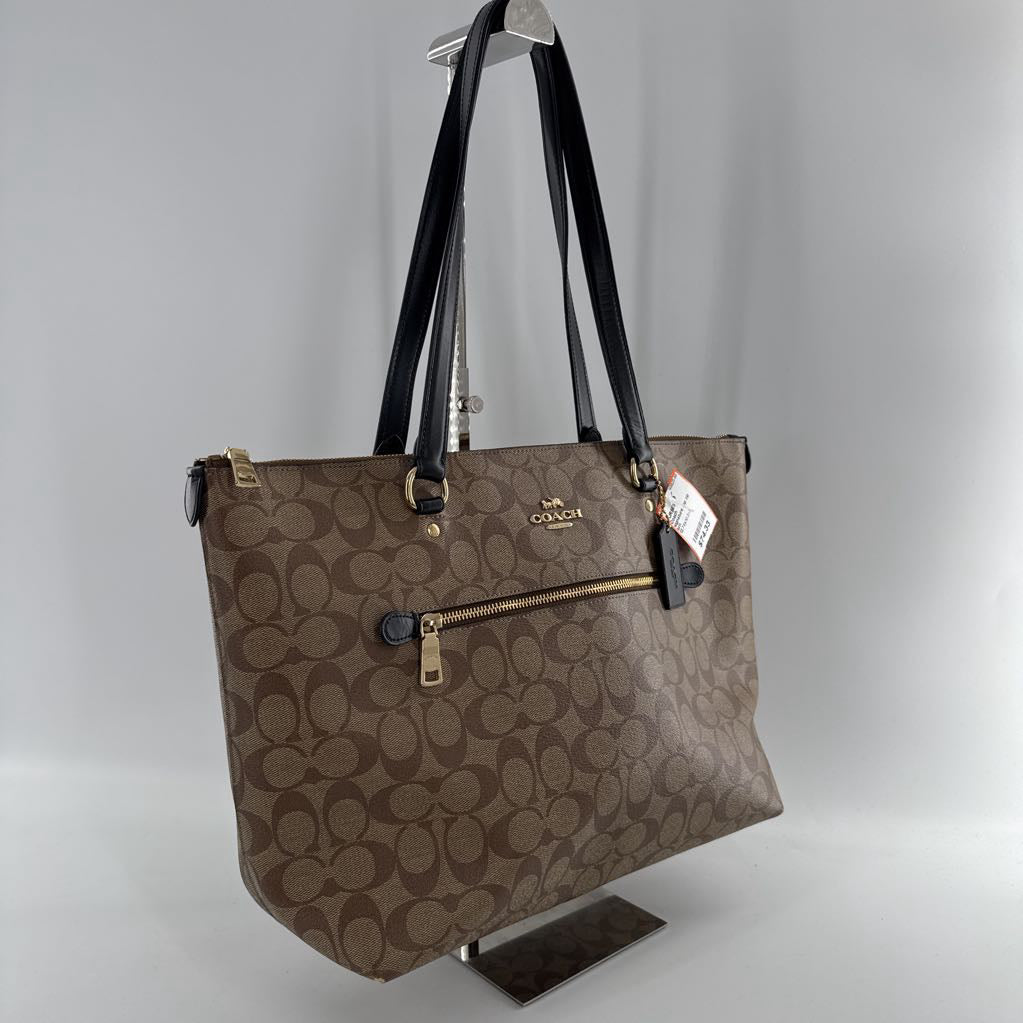 signature top zip tote