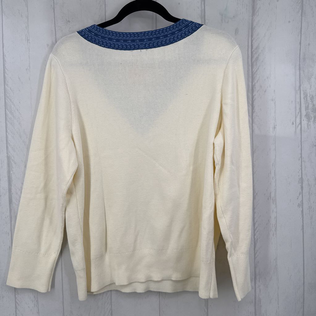 1X v-neck sweater
