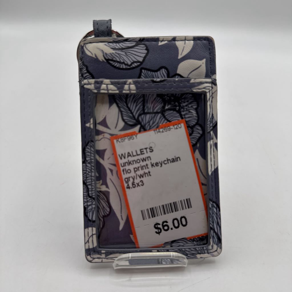 flo print keychain wallet