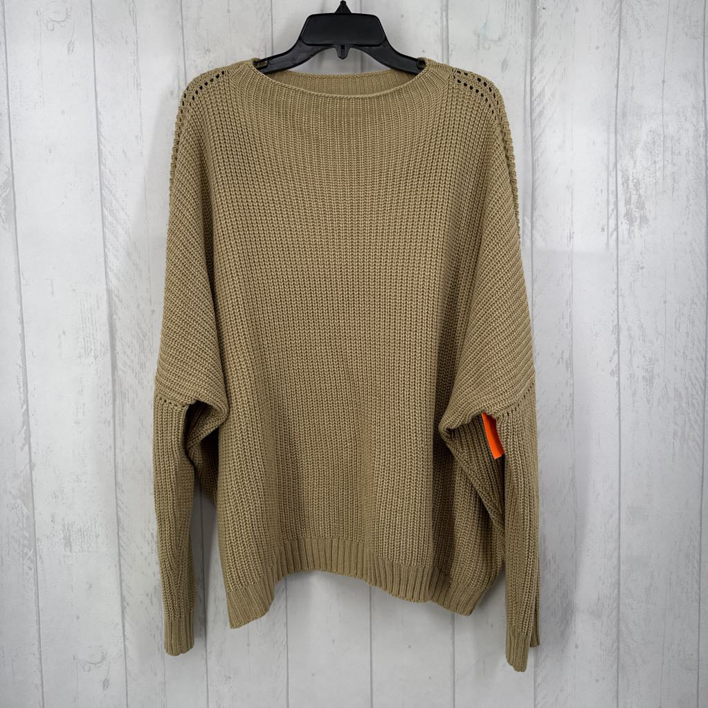 L/XL boatneck sweater
