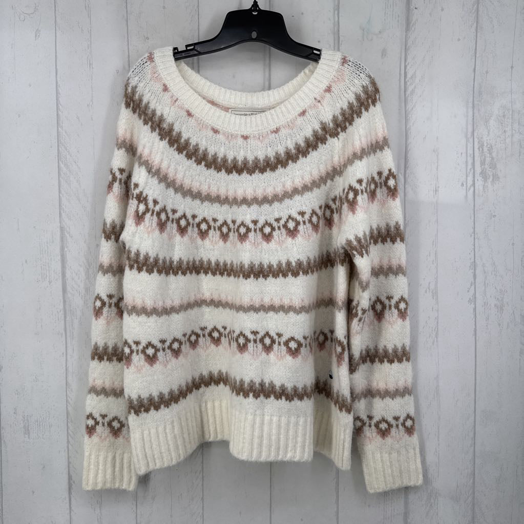 XL fair isle crewneck sweater