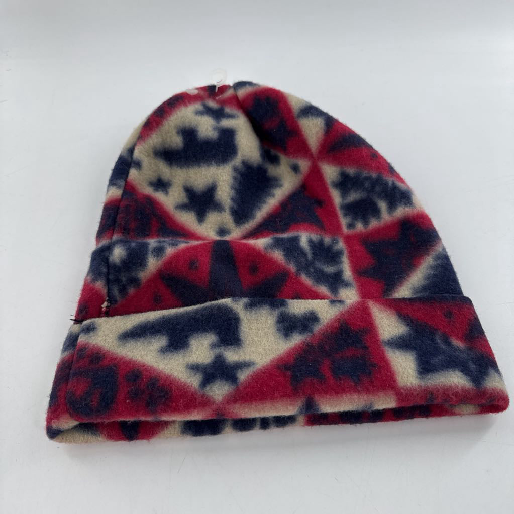 printed fleece hat