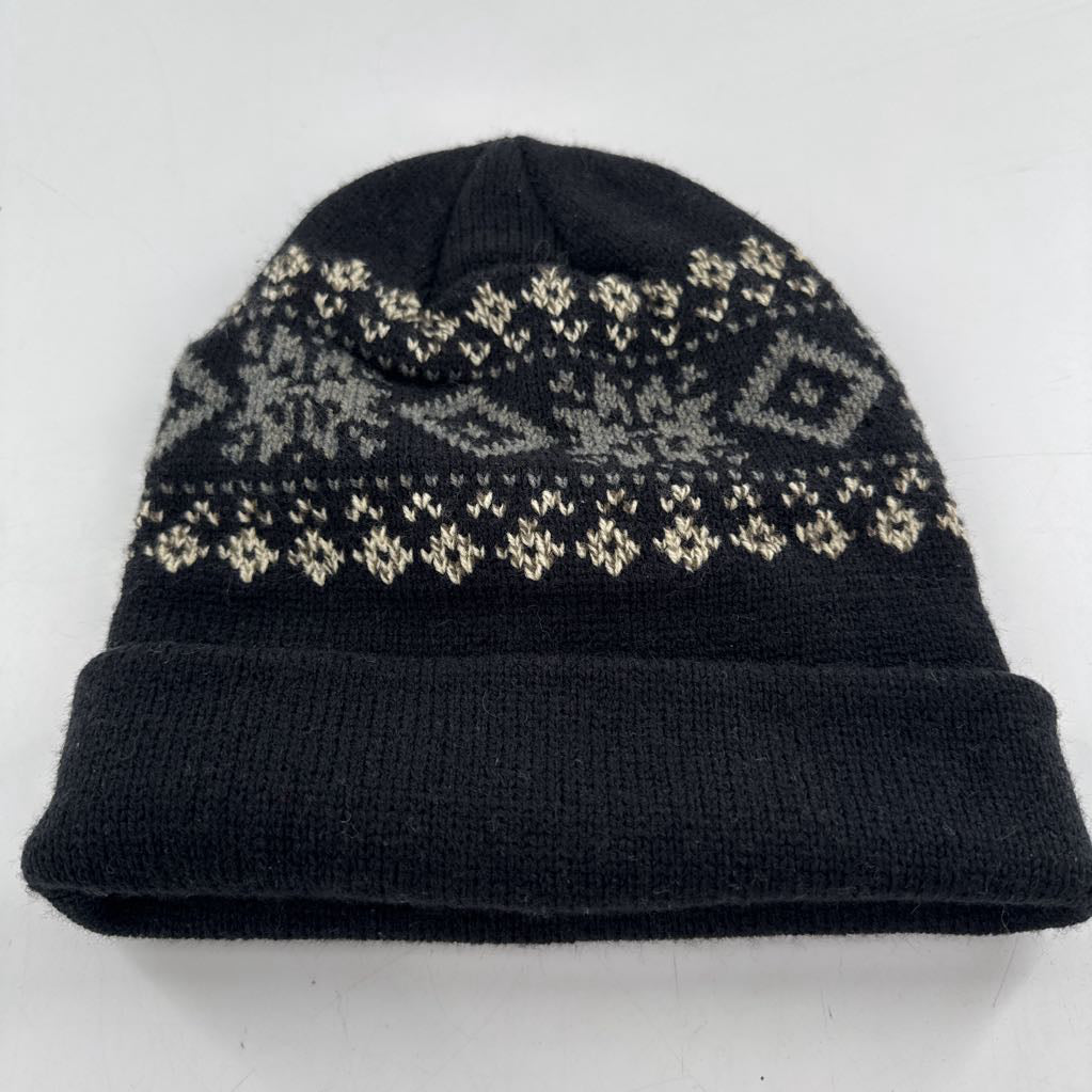 fair isle print beanie