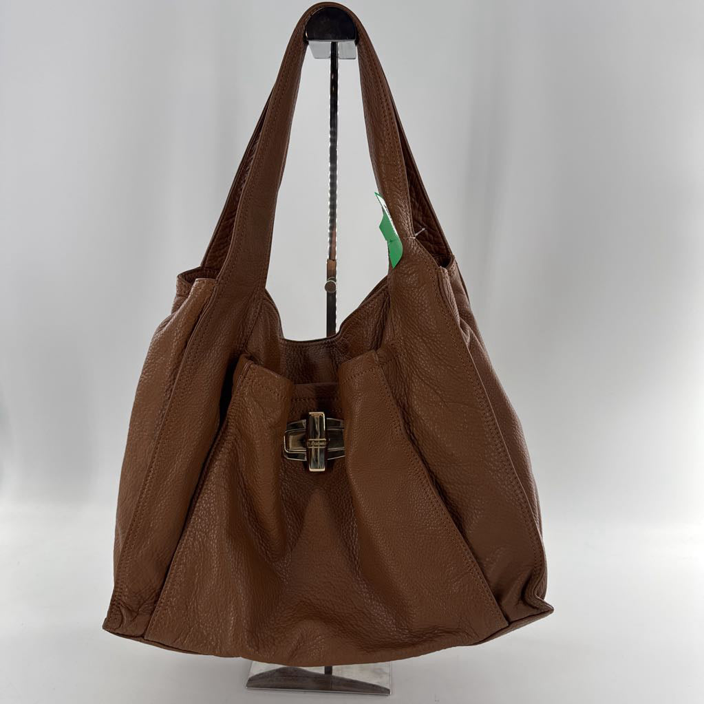 soft leather triple compartment purse