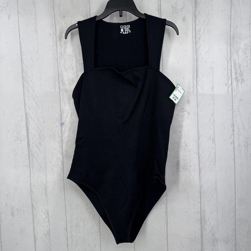 XXL ribbed slvls bodysuit