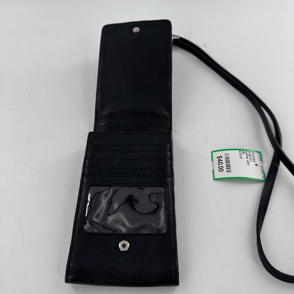 leather slim crossbody