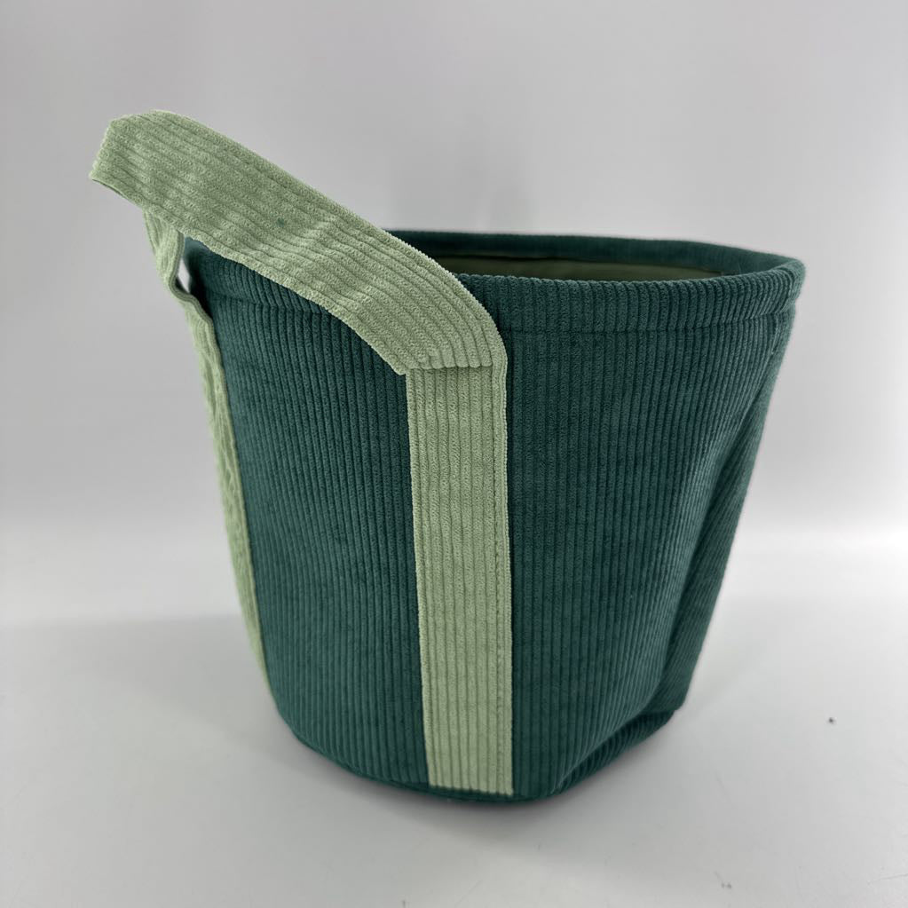 corduroy storage bucket