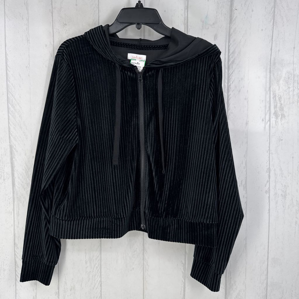 L l/s ribbed crop jacket