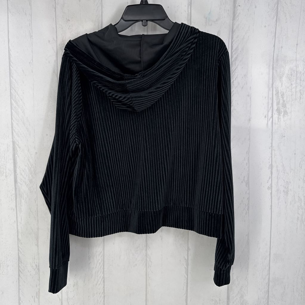 L l/s ribbed crop jacket