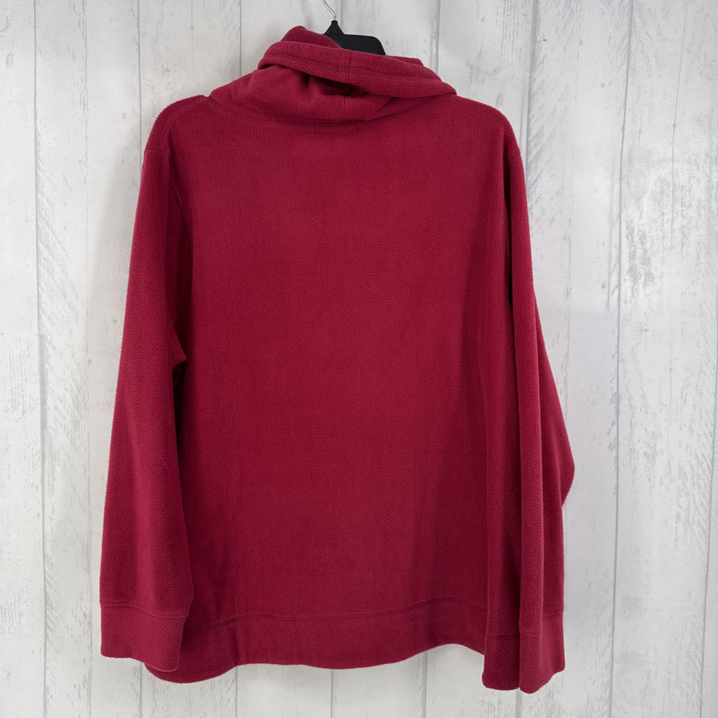 XL l/s funnel neck fleece pullover