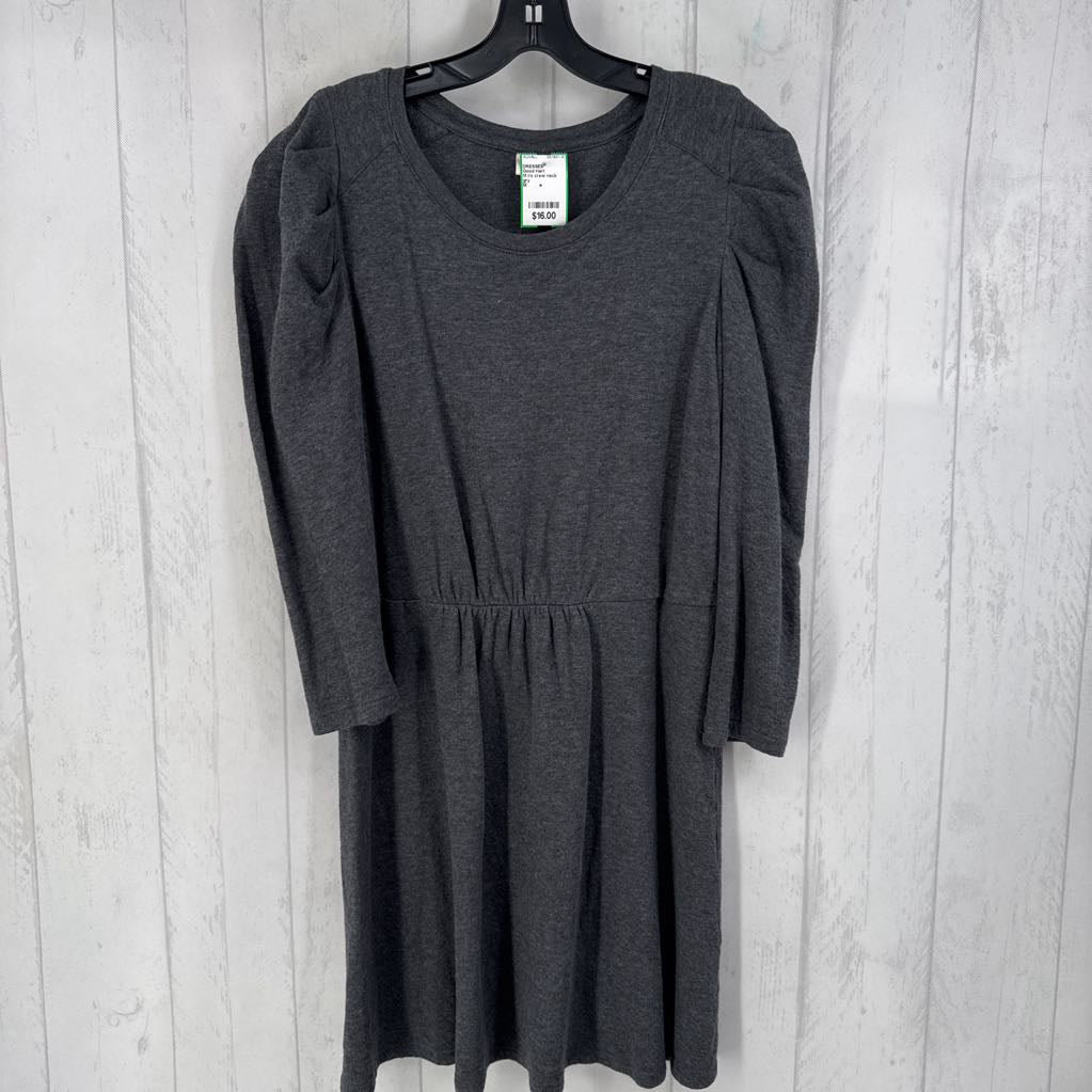 M l/s crew neck dress
