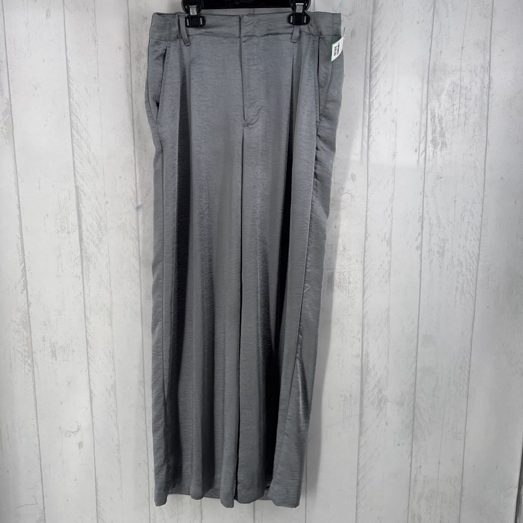 6 silky wide leg pants