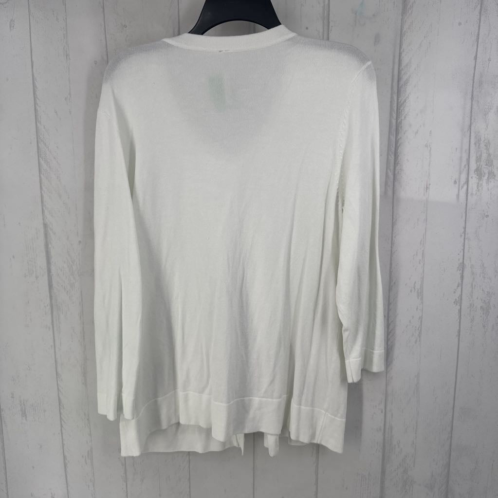 XL button down 3/4 slv cardi