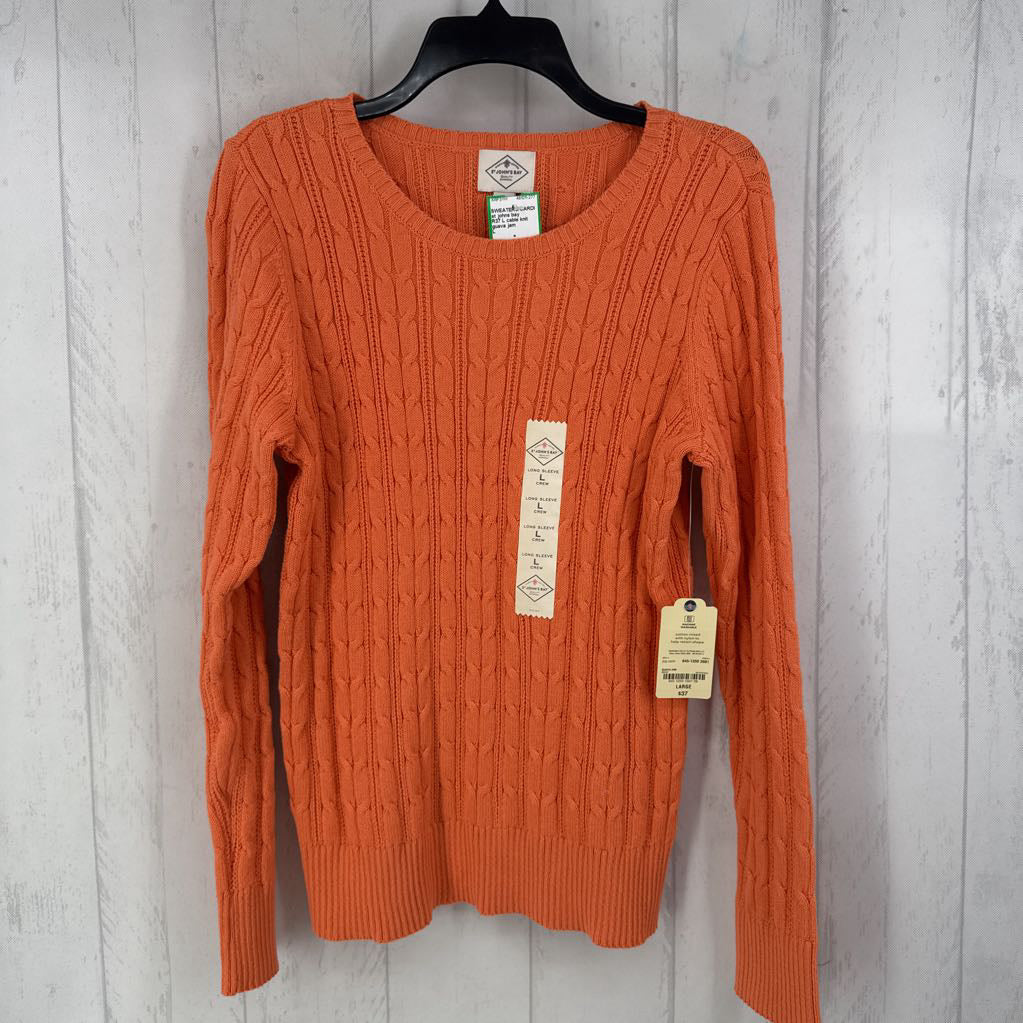 R37 L cable knit sweater