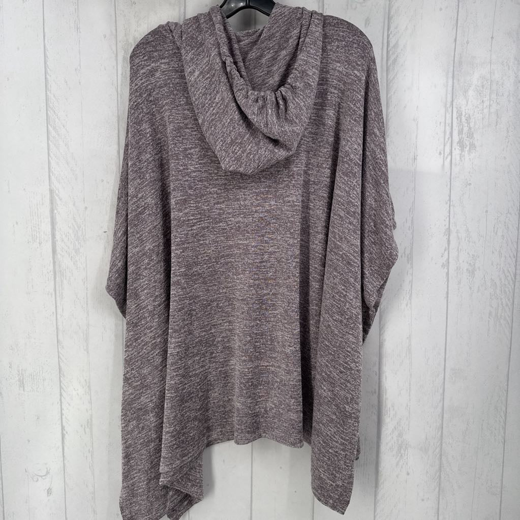 XL/1x marled top w/ hood