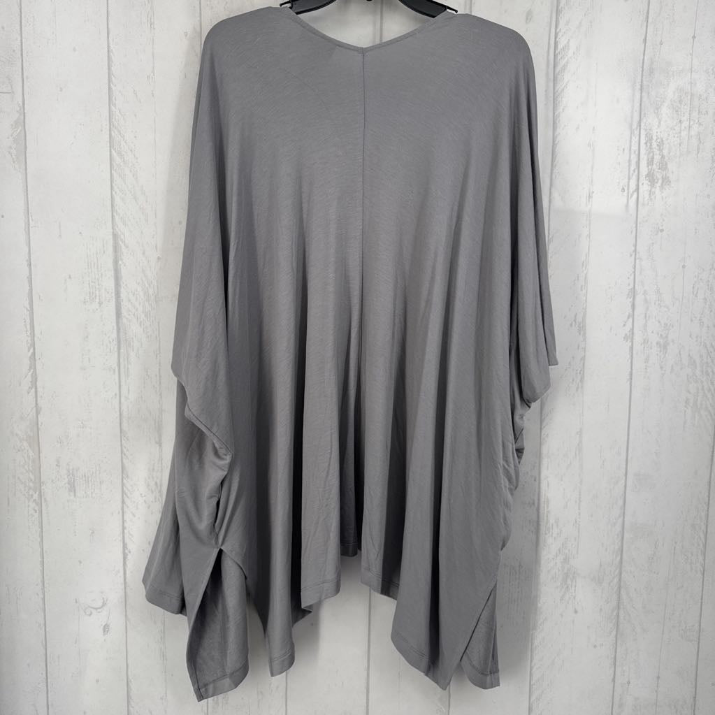 XL pocket open cardigan