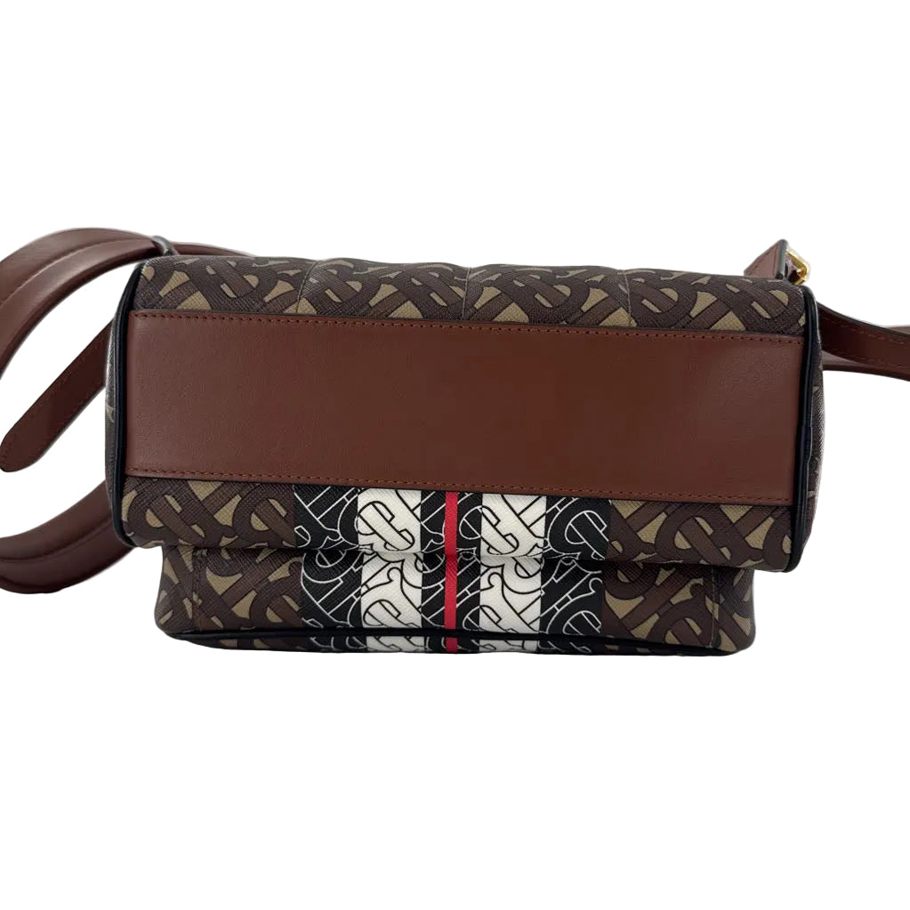 monogram stripe backpack