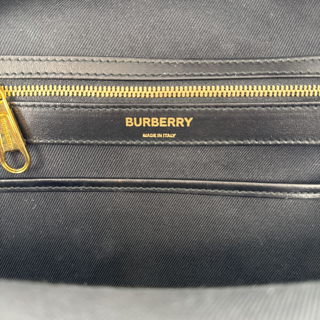 monogram stripe backpack