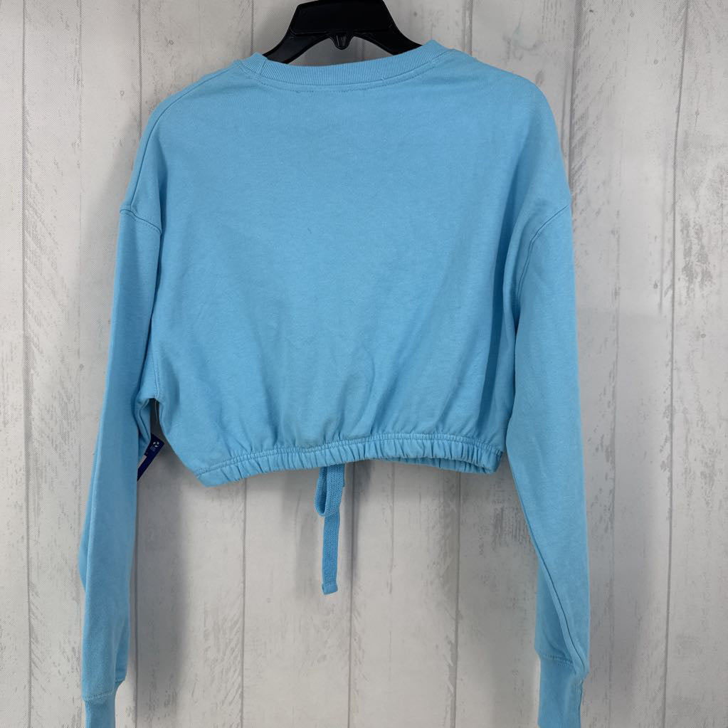XS drawstring crop sweatshirt