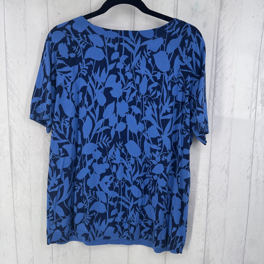 1x s/s flower print top