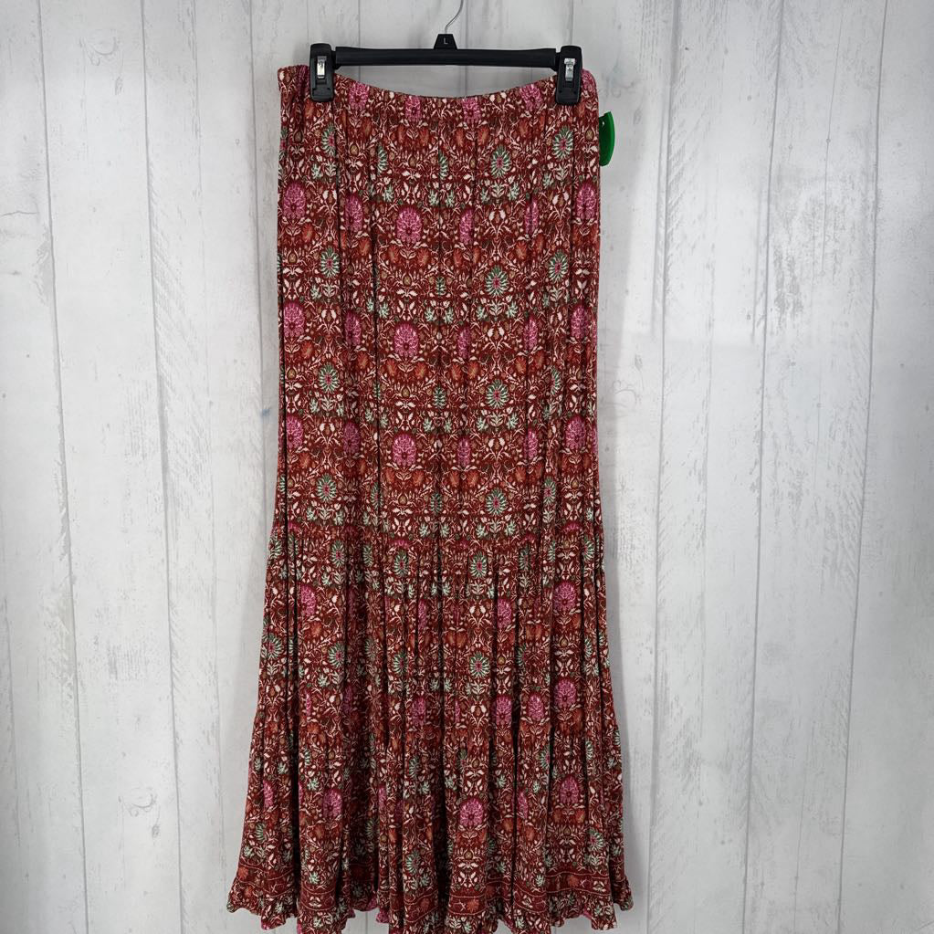 L flo print maxi skirt