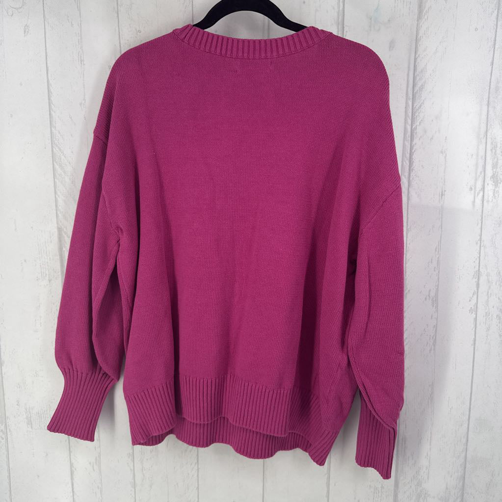 1x l/s pullover sweater