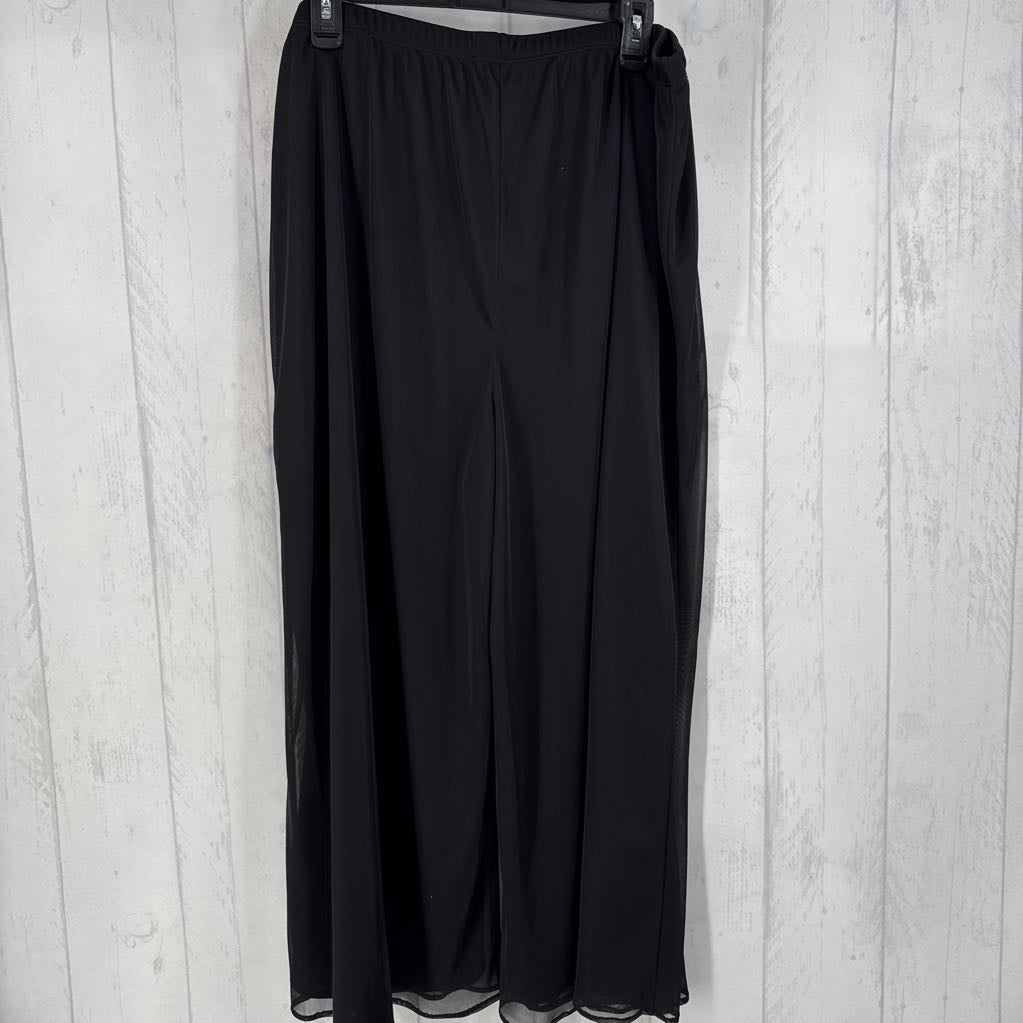 2X wide leg pull-on pant