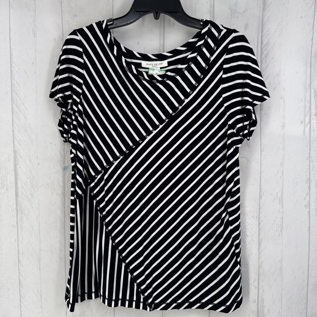 1X striped s/s top