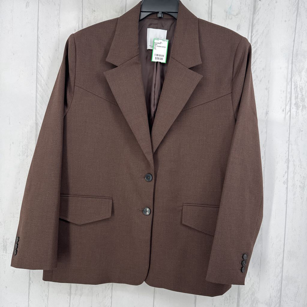 XXL double button blazer